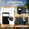 Acekool Anti-Theft Parcel Drop Box, Steel Mailbox with Combination Lock, Weatherproof Package Storage for Porch or Curbside - 4 of 4