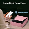 UNISOAR Biometric Fingerprint Jewelry Safe for Home , Leather Wrapped  Safe , Slide-Away Drawer, Digital Keypad & Fingerprint Lock - 3 of 4