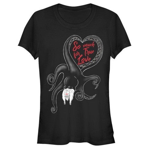 Juniors Womens The Little Mermaid Ursula The Sea Witch So Much For True Love T-Shirt - image 1 of 4