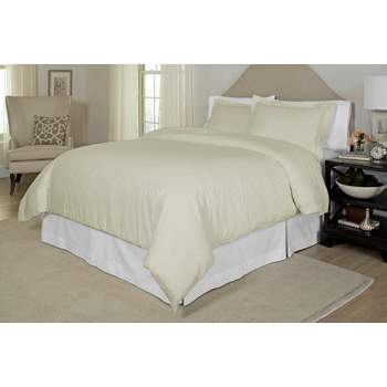 Pointehaven 300 Thread Count 100% Combed Cotton Tone on Tone Printed Sateen Duvet Set