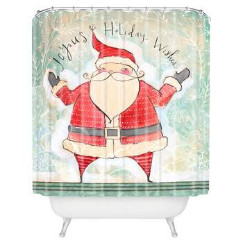 Cori Dantini Joyous Holiday Wishes Shower Curtain - Deny Designs