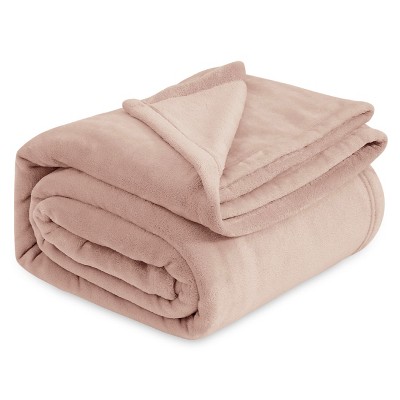 Bedsure | Flannel Blanket Solid 280GSM Soft Fuzzy Plush  Bed Blanket