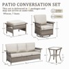 Buenhomino Outdoor Patio All-Weather Wicker Furniture Set - 3 of 4