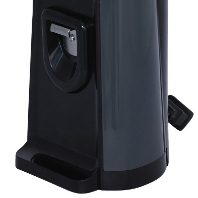 Brentwood Tall Black Electric Can Opener with Knife Sharpener