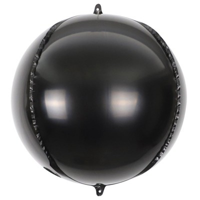 PartyWoo 50 Inch Black 4D Foil Balloons 1PCS