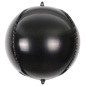 PartyWoo 50 Inch Black 4D Foil Balloons 1PCS - 1 of 4