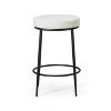 Maven Lane Stella Backless Fabric Counter Height Bar Stool - 3 of 4