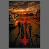 Juniors Womens Stranger Things Four Friends Rift Apocalypse Poster T-Shirt - 2 of 4