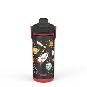 Zak Designs Antimicrobial 14oz Stainless Steel Double Wall Vacuum Beacon Water Bottle - 1 of 4