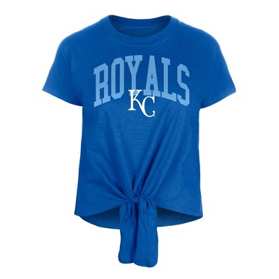 MLB Kansas City Royals Women's Front Knot T-Shirt