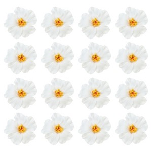 Unique Bargains Hawaiian Artificial DIY Foam Flowers 16 Pcs - 1 of 4