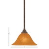 Toltec Lighting Any 1 - Light Pendant in  Bronze - 2 of 2