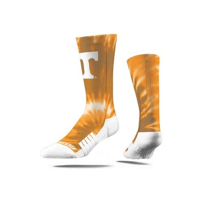 NCAA Tennessee Volunteers Tie-Dye Adult Crew Socks - M/L