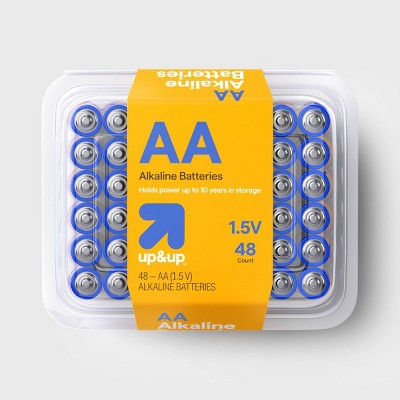 AA Batteries Alkaline Battery - up&up™ 48pk : Target