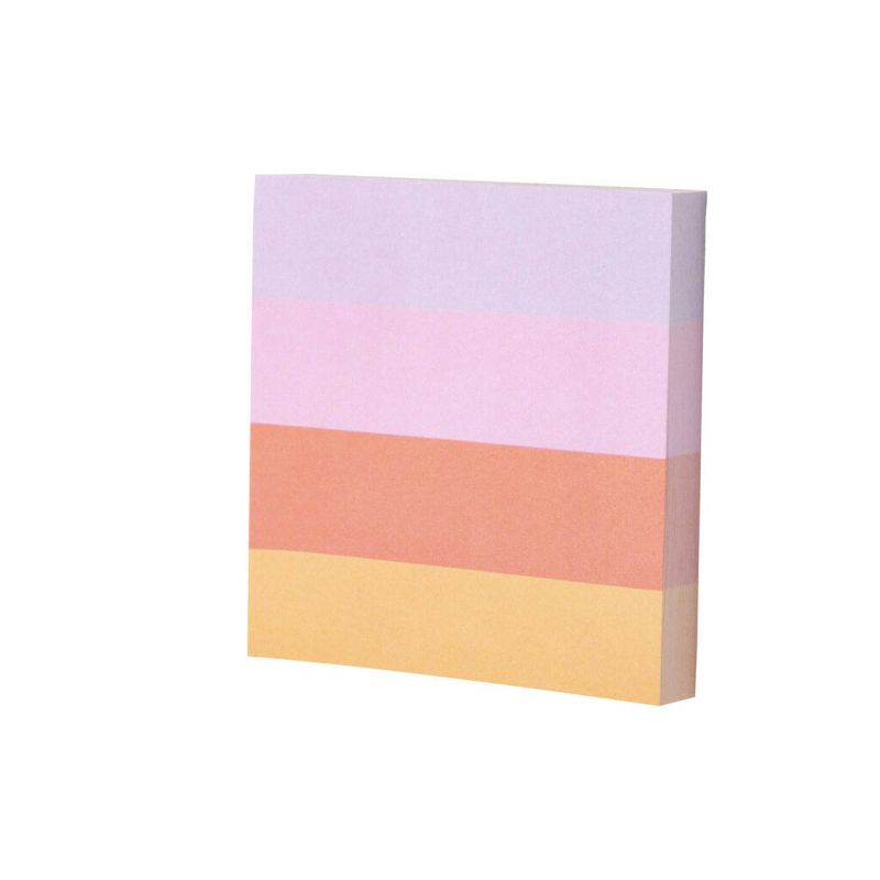 Post-it Square Notes 2.9&#34;x2.8&#34; Rainbow-Striped, 6 of 14
