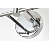 Elegant Lighting Cordelia 5 light Chrome and frosted white Bath Sconce - 4 of 4