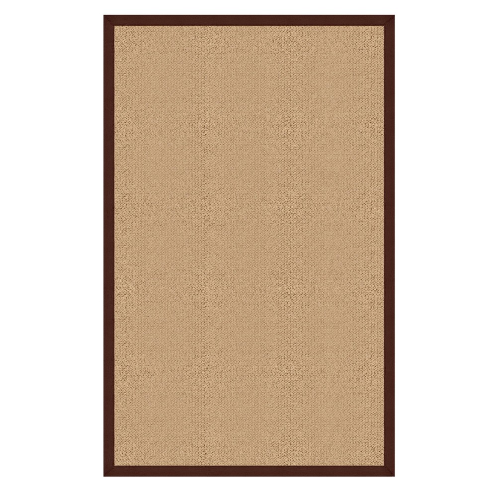 8'x11' Athena Sisal Wool Area Rug Brown - Linon