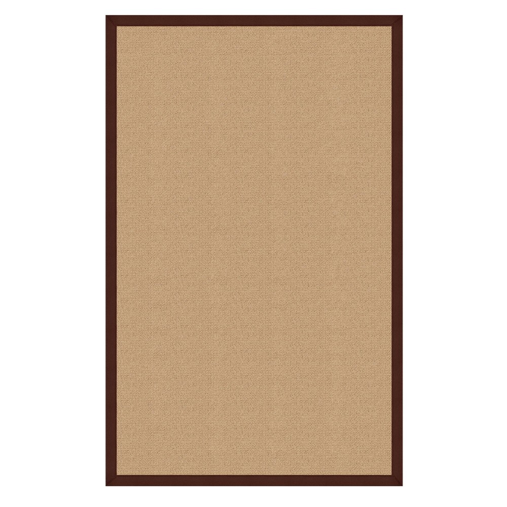 8'x11' Athena Sisal Wool Area Rug Brown - Linon