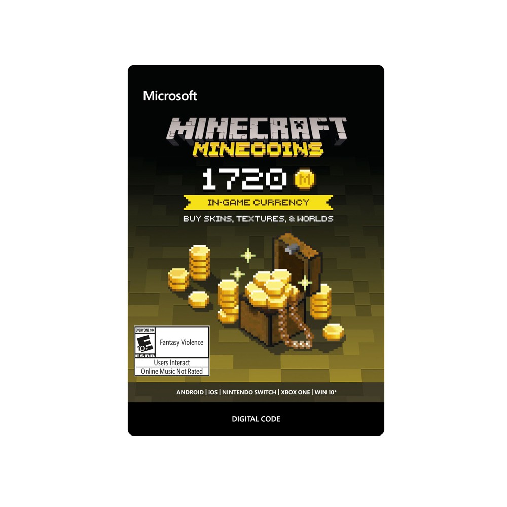 Photos - Game Minecraft: Minecoins 1720 Coins - Xbox One (Digital)