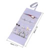 Unique Bargains PU Leather Portable Travel Jewelry Organizer Roll Bag 1 Pc - 2 of 3