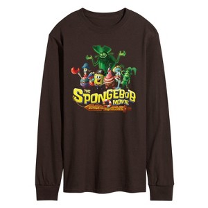 Men's - Spongebob Squarepants - Spongebob: The Search For Squarepants Logo Long Sleeve Graphic T-Shirt - 1 of 3