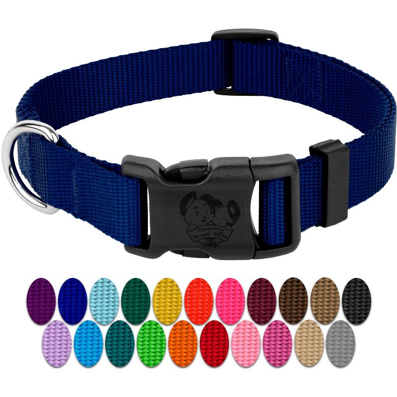 Country Brook Petz American Made Deluxe Royal Blue Nylon Dog Collar, Extra Large, 5 of 9