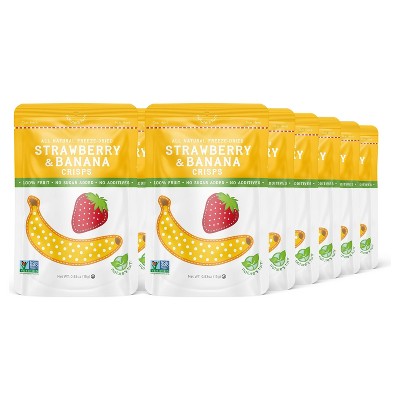 Nature's Turn Freeze-Dried Fruit Snacks - Strawberry & Banana Crisps - 15g (.53oz) - 12-PACK