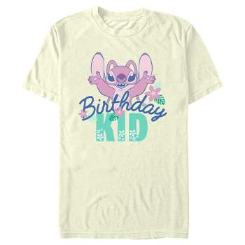Men's Lilo & Stitch Angel Birthday Kid T-Shirt