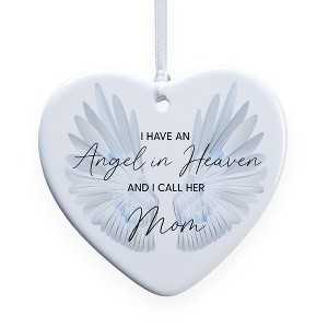Personalization Mall Angel In Heaven Heart Ornament - 1 of 4