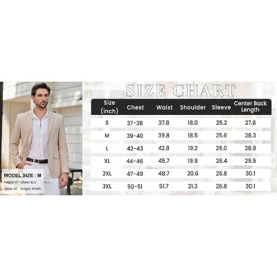 COOFANDY Mens Casual Cotton Linen Blazer Lightweight Linen Sport Coat Two Button Suit Jacket Beige L — фото 6