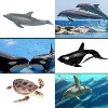 24-Piece Mini Ocean Animal Figurines - Realistic Sea Creatures Set with Sharks, Whales for Decoration, Easter Eggs & School Projects - 2 of 4
