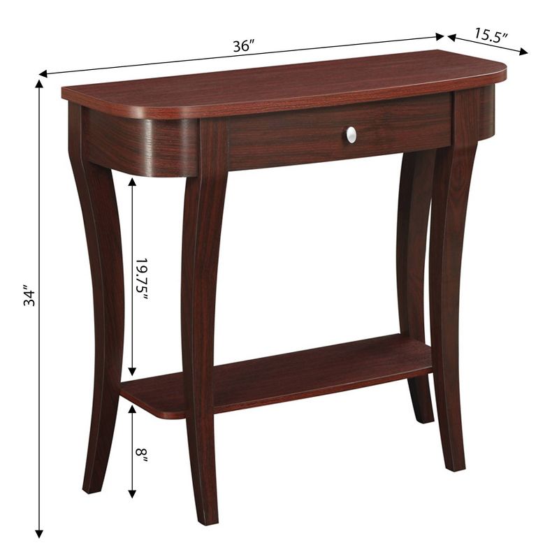 Newport Hailey Console Table - Convenience Concepts, 5 of 6