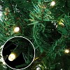 Sunnydaze Indoor Pre-Lit Faux Tannenbaum Slim Holiday Evergreen Christmas Tree with Hinged Branches and Warm White Lights - Green - 4 of 4