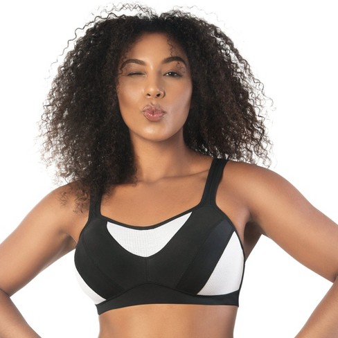 PARFAIT Women's Dynamic Mid-High Impact Sports Bra - Black - 30D