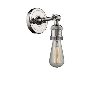 Bare Bulb - 1 Light Wall Sconce In Traditional Style-6.38 Inches Tall and 4.5 Inches Wide