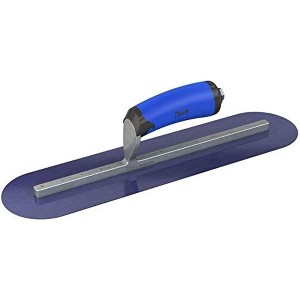 Bon Tool 67-153 Finish Trowel - Round - Blue Steel - 18 X 3 - Comfort Grip - 1 of 1