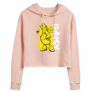 Women's - Disney - Daisy Confident Vibes Cropped Graphic Hoodie - 1 of 3