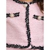 Pink Preppy Boucle Matching Jacket and Pleated Skirt Set Mia Belle Girls - 2 of 4