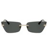 Jimmy Choo JC 4012 300687 Womens Cat-Eye Sunglasses Pale Gold 60mm - 2 of 3