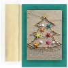 Masterpiece Warmest Wishes 16-Count Christmas Cards, Sand Tree - 2 of 2
