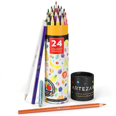 Arteza Kids Colored Triangular Pencils, Scented - 24 Piece (ARTZ-4283)