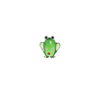 Beachcombers Mini Glass Jumping Frog Figure Figurine Home Decor Beach Coastal Ocean Sea Life 1.38 X 0.79 X 1.38 - 1 of 2