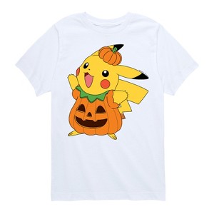 Boys' - Pokémon - Pumpkin Costume Short Sleeve Graphic T-Shirt - 1 of 4