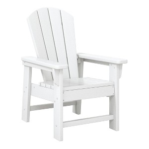 WestinTrends Malibu Kids Outdoor HDPE Adirondack Plastic Patio Chair - 1 of 4