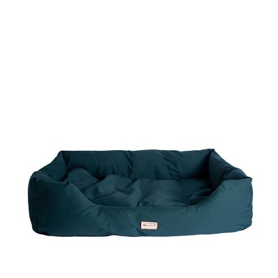 Large Laurel Green Canvas Pet Bed with Waterproof Lining