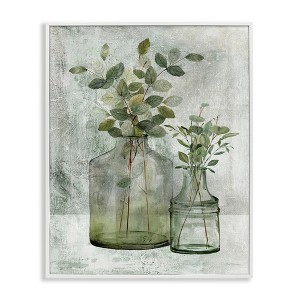 Stupell Industries Plant Botanical Bunches Country Vase Potted Plant Painting, 30" x 24" - 1 of 4
