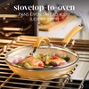 Rachael Ray 10pc Cucina Ceramic Nonstick Cookware Pot and Pan Set Turmeric Yellow - 4 of 4