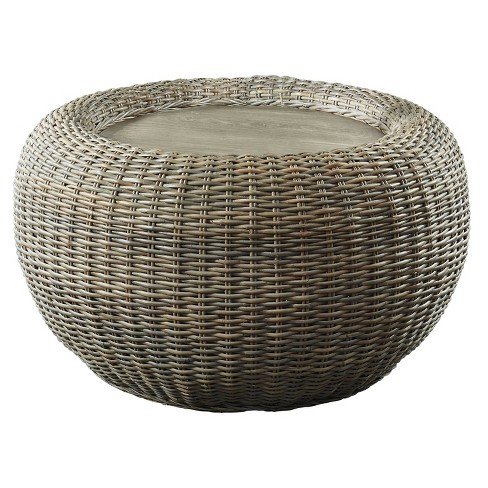 Rattan coffee cheap table target