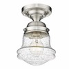 Z-Lite Vaughn 1 - Light Flush Mount in  Brushed Nickel - 4 of 4