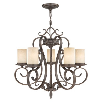 Livex Lighting Millburn Manor 5 - Light Chandelier in  Imperial Bronze